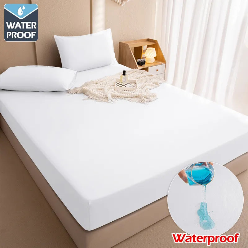 Verstellbarer wasserdichter Matratzenschoner, Spannbettlaken mit Gummizug