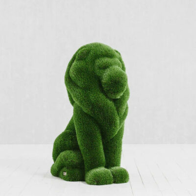 Sitzender Löwe Topiary