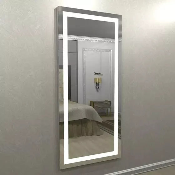 Schminktisch mit LED-Spiegel und 160 x 70 Touchscreen