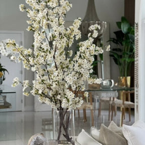 Kirschblüten in einem 16-Zoll-Glaszylinder