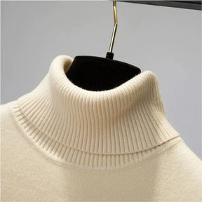 Gefütterter Rollkragenpullover