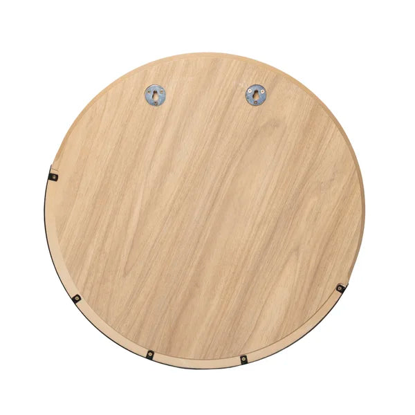 80 cm schwarzer drehbarer runder Spiegel