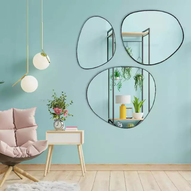 Komposition Trio Spiegel Drop 165x150cm