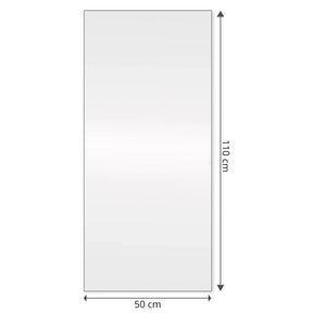 Schmaler rechteckiger Spiegel 50x110cm